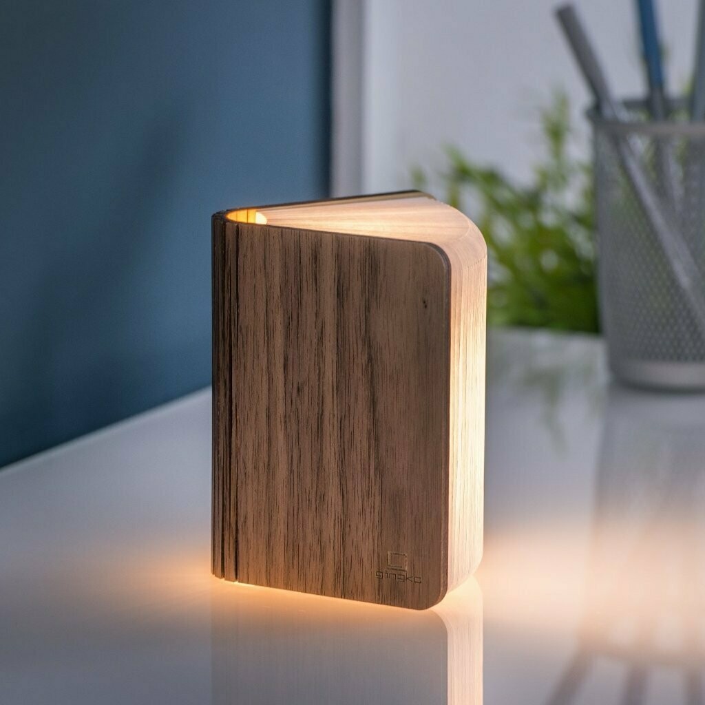Smart Book Light - Natural Walnut