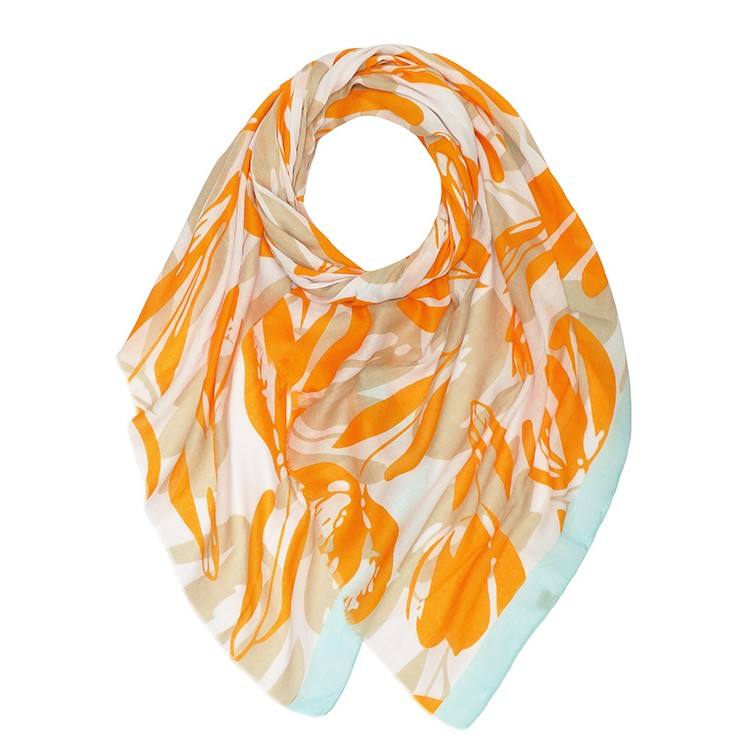 Orange Tulip Scarf