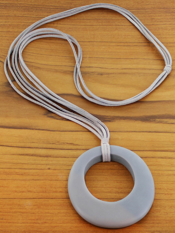 Oval Resin Pendant