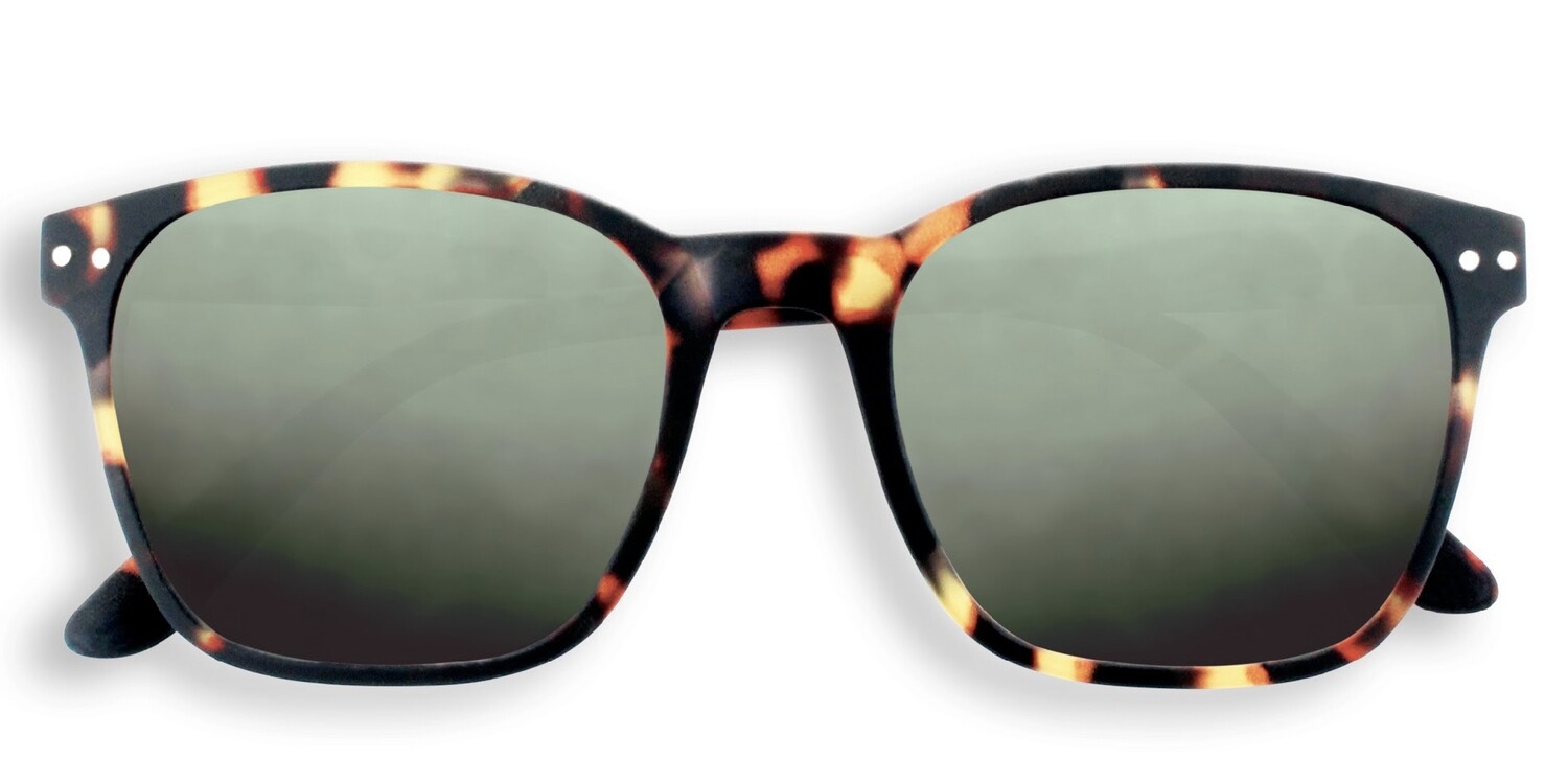 IZIPIZI Tortoise Shell sunglasses #E with Grey lenses.