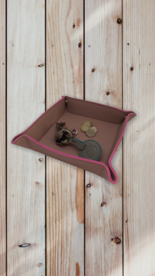 Omani Organiser Tray - Brown and Pink