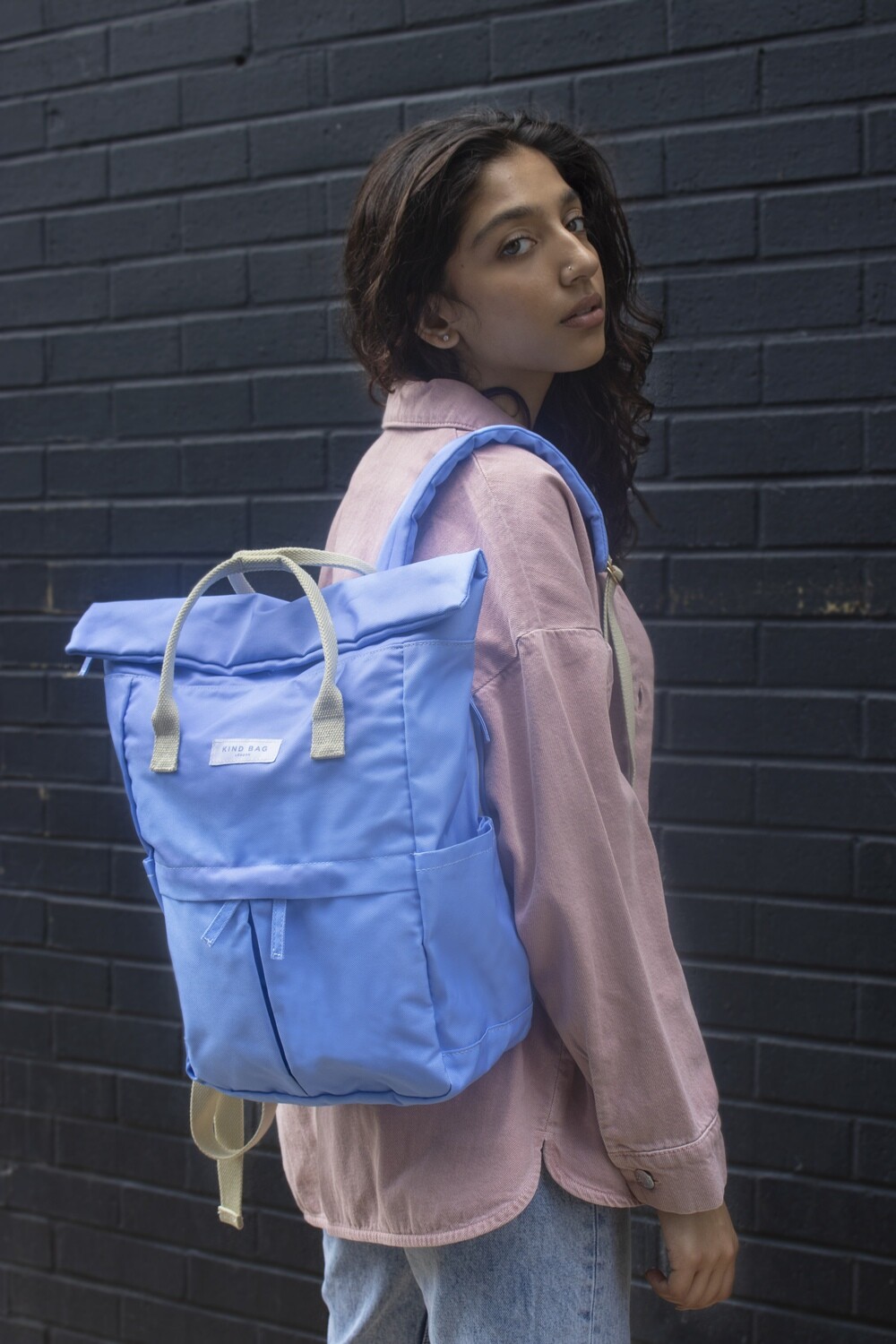 Kind Bag - Hackney Backpack in Blue