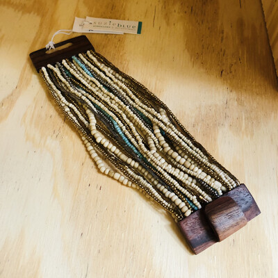 Multi Strand Beaded Bracelet 
