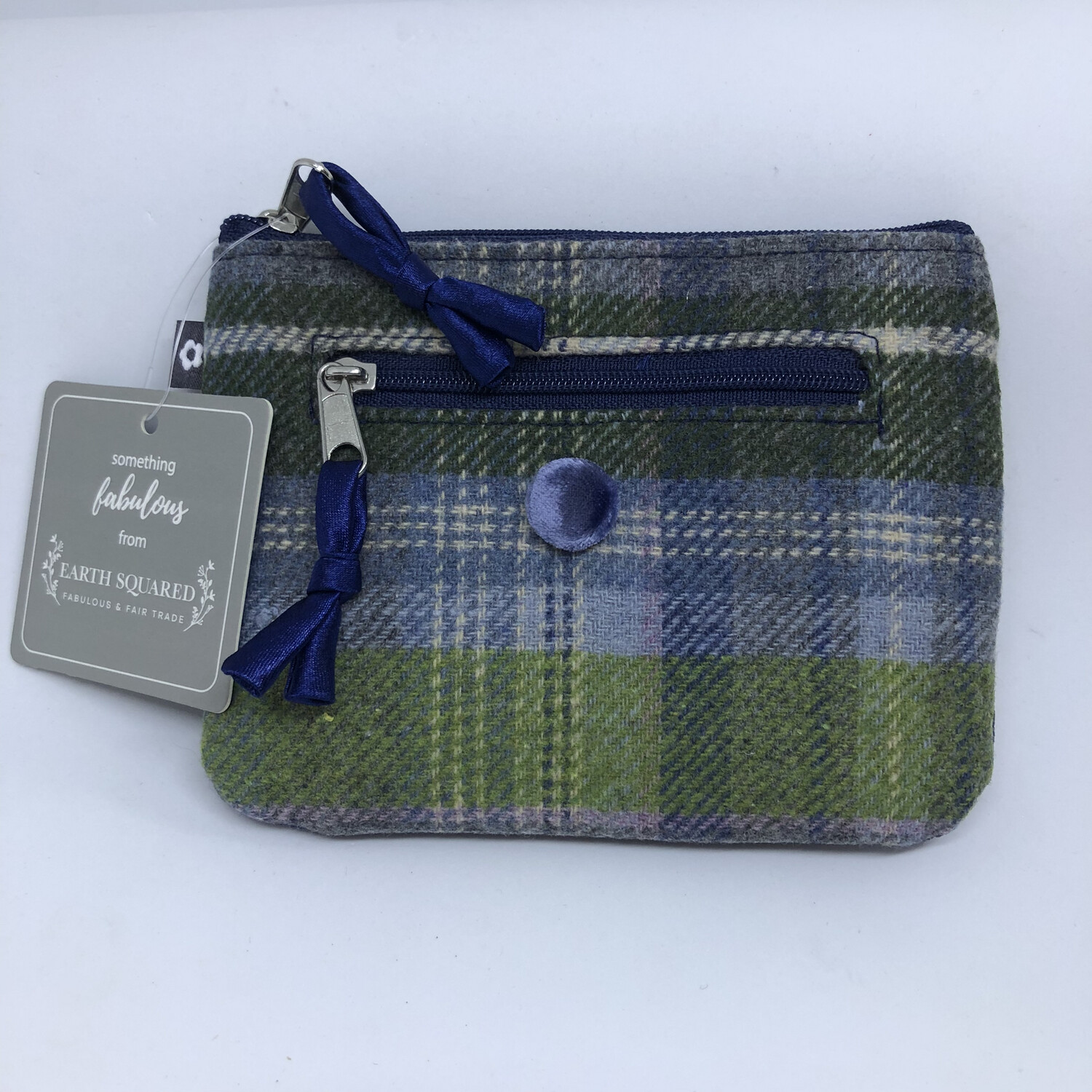 Blue Tweed Emily Purse