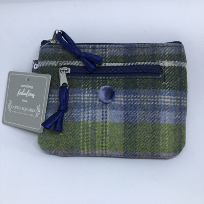 Blue Tweed Emily Purse