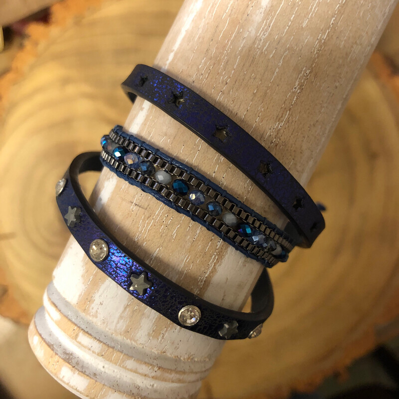 Starlight set of 2 Blue Bracelets