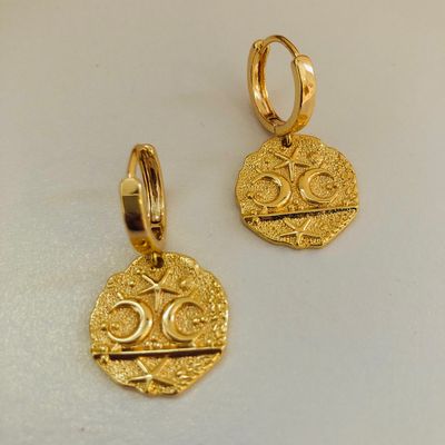 Galaxy Hoop Earrings