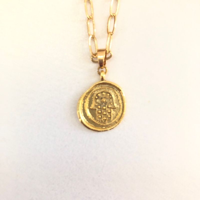 Palma Hamsa Hand Necklace