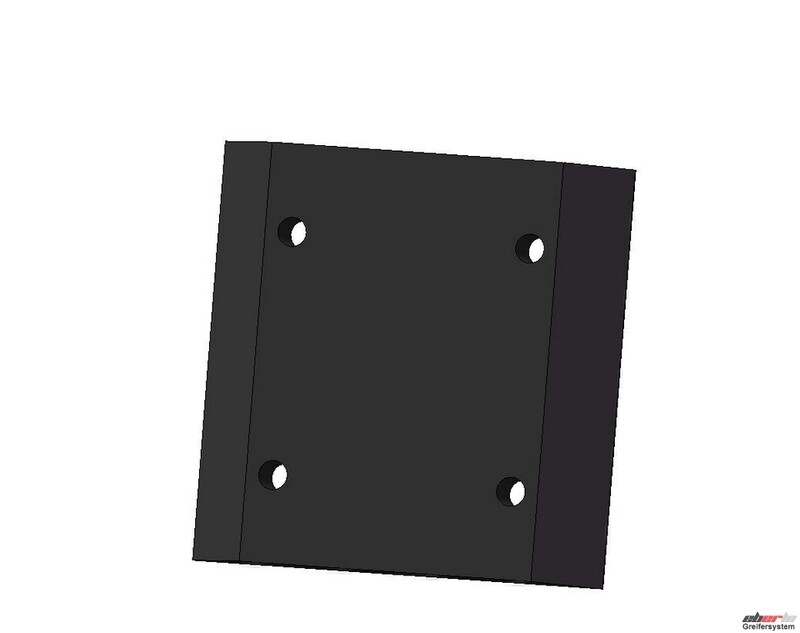 Adapterplatte / Grundplatte Ausführung: 60 mm x 60 mm (8810) MINI, Gewicht 39 g Adapterplatte / Grundplatte Ausführung: 60 mm x 60 mm (8810) MINI, Gewicht 39 g