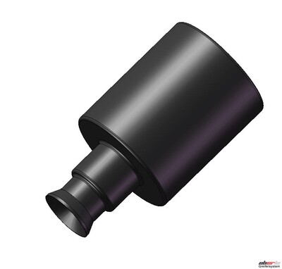 Flachsauger TPE, Ausführung: Ø 4 mm, Länge 15,50 mm