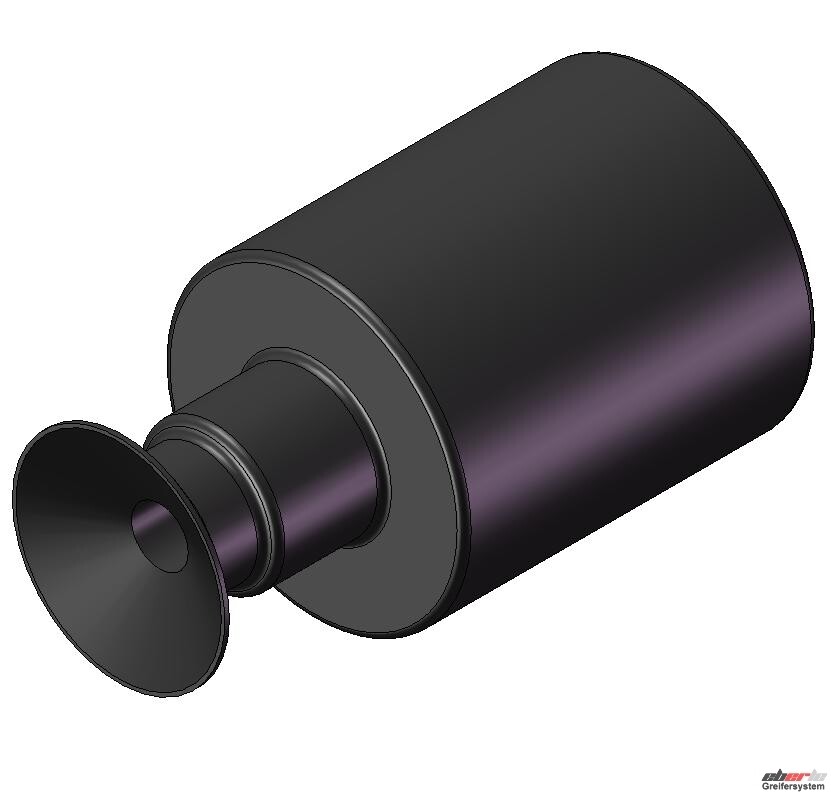 Flachsauger TPE, Ausführung: Ø 6 mm, Länge 10 mm