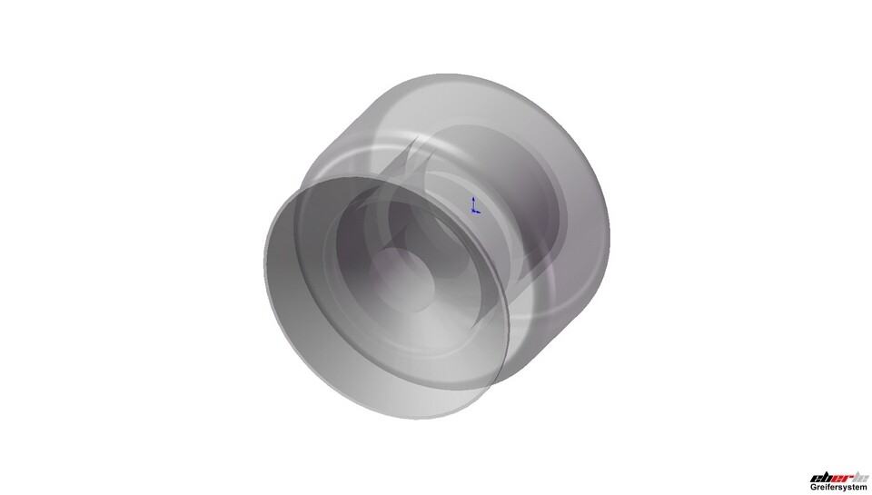Flachsauger Silikon, Ausführung: Ø 15 mm, Länge 13 mm