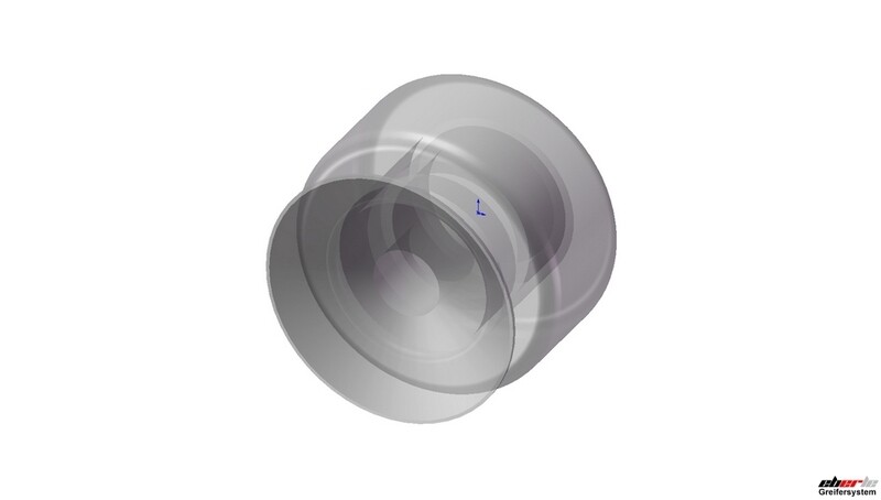 Flachsauger Silikon, Ausführung: Ø 10 mm, Länge 13 mm