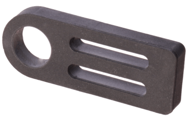 Befestigungsleiste, 8 mm breit, kurze Ausführung: Ø 16,5 mm