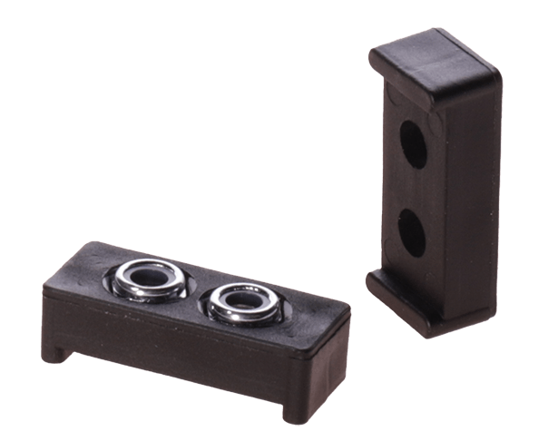 Klammer, Ausführung: Lochabstand 10,5 mm, 2 x M 5 Klammer, Ausführung: Lochabstand 10,5 mm, 2 x M 5