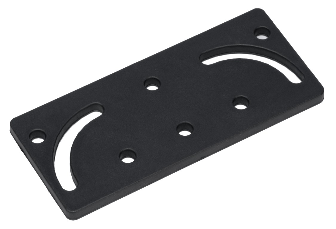 Befestigungsplatte 2 X  90°vario