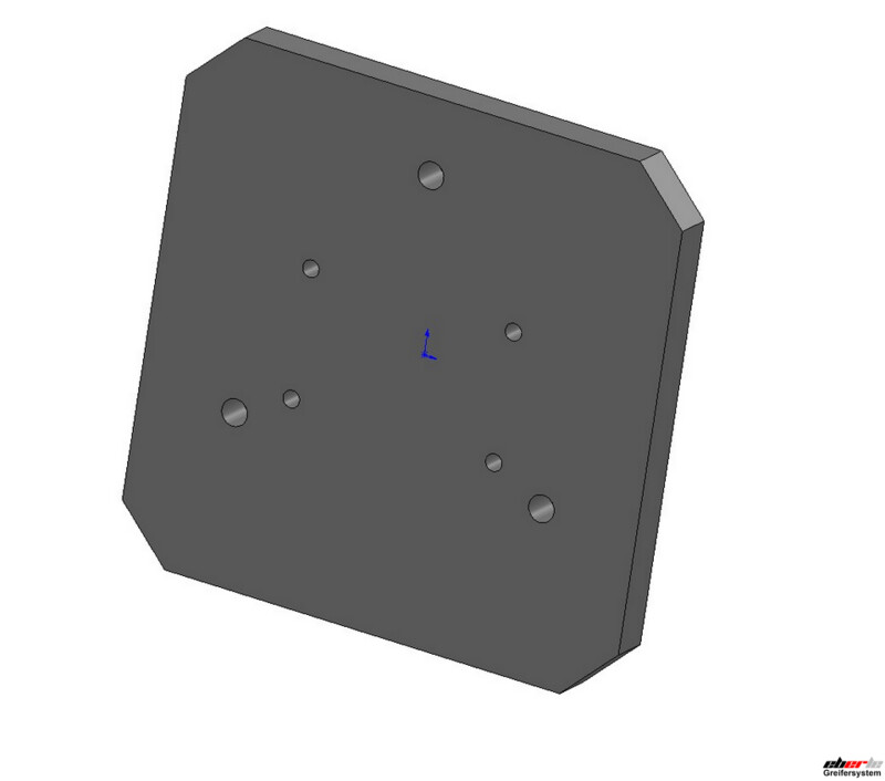 Adapter zwischen Eberle-Greifersystem - Roboter IGUS 4DOF Adapter zwischen Eberle-Greifersystem - Roboter IGUS 4DOF