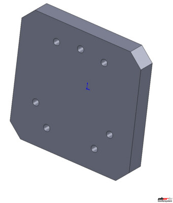 Adapter zwischen Eberle-Greifersystem - Roboter IGUS  4DOF