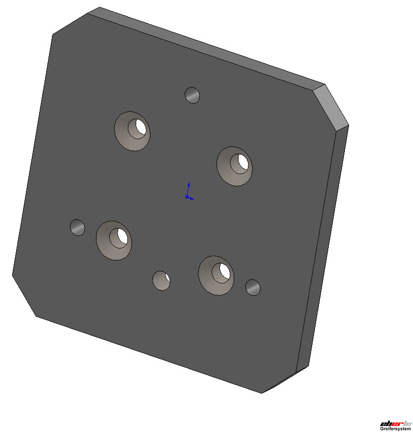 Adapter zwischen Eberle-Greifersystem - HORST – fruitcore robotics