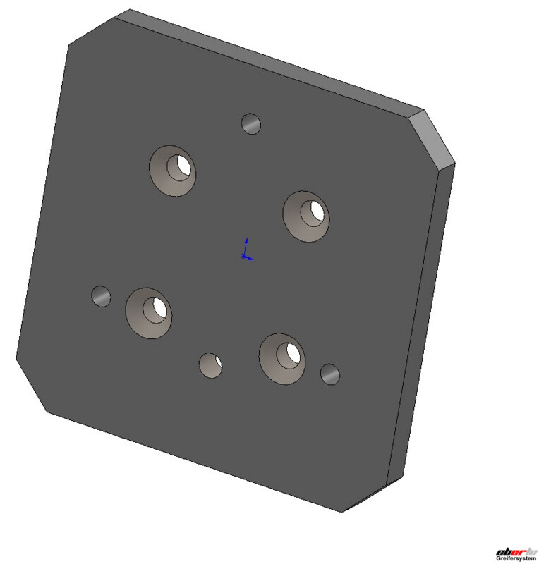 Adapter zwischen Eberle-Greifersystem - HORST – fruitcore robotics Adapter zwischen Eberle-Greifersystem - HORST – fruitcore robotics