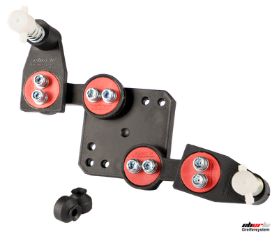 Greiferplatte vormontiert 

verstellbar bis max. 25 - 150 mm.