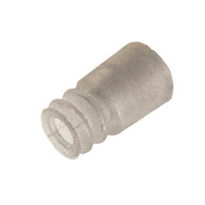 Faltensauger Silikon mit 2 ½  Falten, Ausführung: Ø 6 mm, Länge 13,6 mm