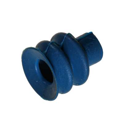 Faltensauger TBA blau mit 1  ½ Falten, Ausführung: Ø 35,5 mm, Länge 30,5 mm
