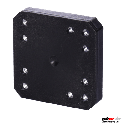 Greiferplatte m.M4 Gewinde für Schnellwechselsystem (MINI), Gewicht 55 g Greiferplatte m.M4 Gewinde für Schnellwechselsystem (MINI), Gewicht 55 g