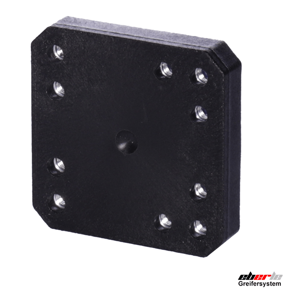 Greiferplatte m.M4 Gewinde für Schnellwechselsystem (MINI), Gewicht 55 g Greiferplatte m.M4 Gewinde für Schnellwechselsystem (MINI), Gewicht 55 g