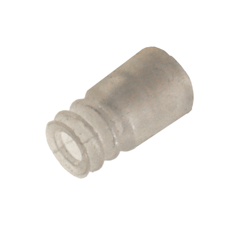 Faltensauger Silikon mit 2 ½  Falten, Ausführung: Ø 6 mm, Länge 13,6 mm