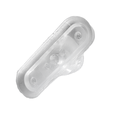 Oval / Rechteck-Flachsauger + Ohrklemme