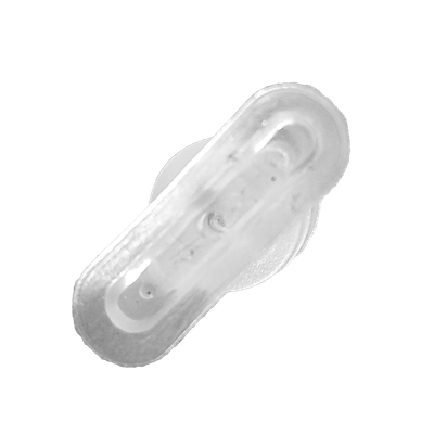 Oval / Rechteck-Flachsauger + Ohrklemme