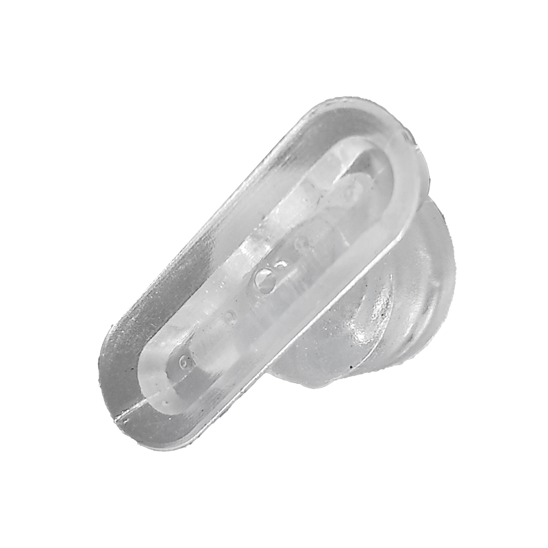 Oval / Rechteck-Flachsauger + Ohrklemme