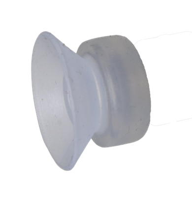 Flachsauger Silikon, Ausführung: Ø 20 mm, Länge 13 mm