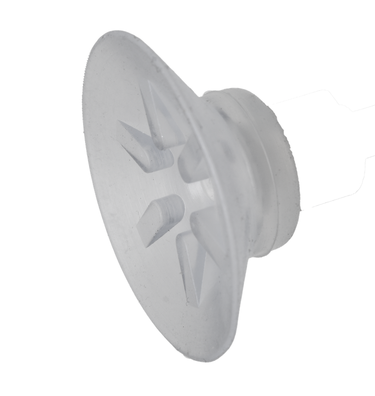 Flachsauger Silikon, Ausführung: Ø 30 mm, Länge 13 mm