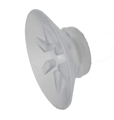 Flachsauger Silikon, Ausführung: Ø 40 mm, Länge 15 mm