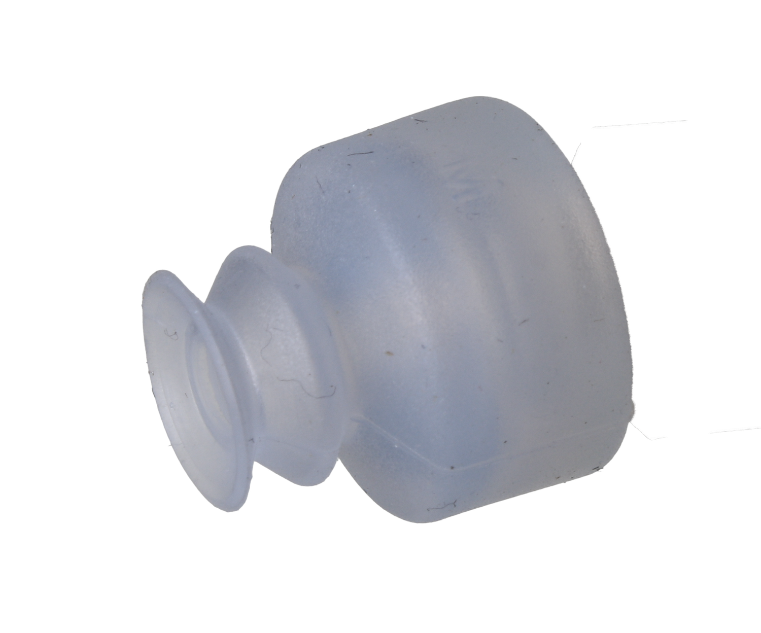 Faltensauger Silikon mit 1 1/2 Falten, Ausführung: Ø 10 mm, Länge 16,5 mm