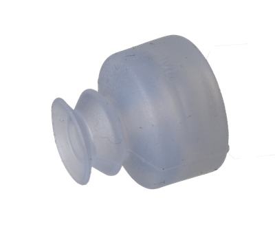 Faltensauger Silikon mit 1 1/2 Falten, Ausführung: Ø 10 mm, Länge 16,5 mm Faltensauger Silikon mit 1 1/2 Falten, Ausführung: Ø 10 mm, Länge 16,5 mm