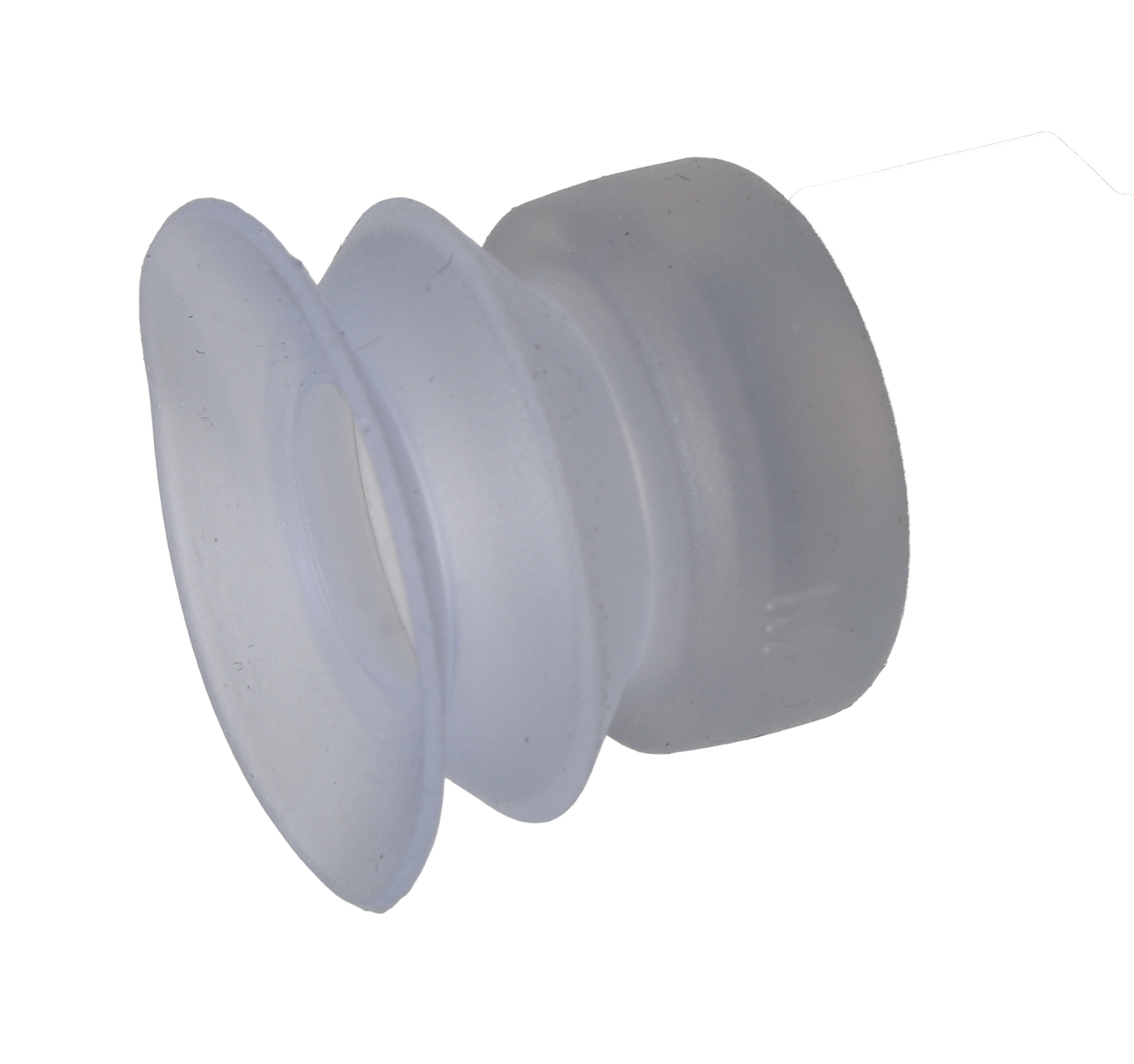 Faltensauger Silikon mit 1 1/2 Falten, Ausführung: Ø 20 mm, Länge 16 mm Faltensauger Silikon mit 1 1/2 Falten, Ausführung: Ø 20 mm, Länge 16 mm