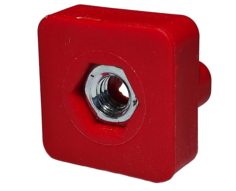 Profilgleiter für Befestigungsprofil mit 1 x M4 Einpressmutter