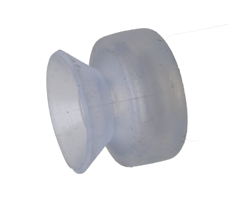 Flachsauger Silikon, Ausführung: Ø 15 mm, Länge 13 mm