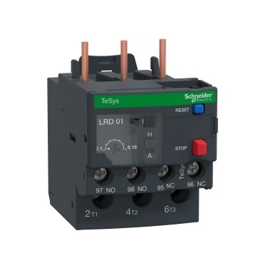 TeSys Deca, Thermal overload relay, 690VAC, 1NO+1NC, class 10A, screw clamp