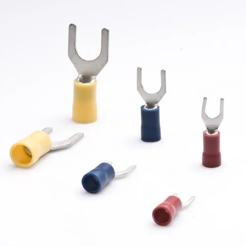 1.5-2.5mm_ Blue M3.5 PVC Insulated Fork Terminals