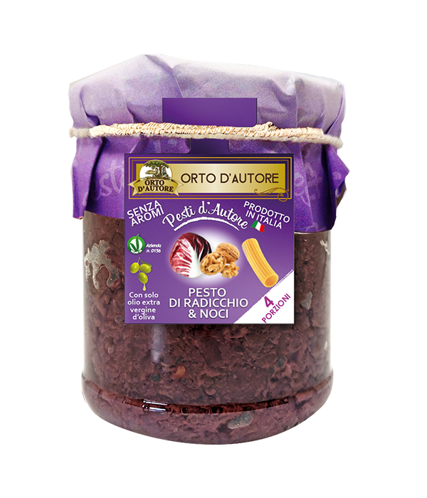 Pesto Di Radicchio E Noci - Orto d'Autore Pesto Di Radicchio E Noci - Orto d'Autore