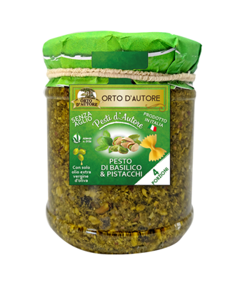Pesto Di Basilico E Pistacchi - Orto d'Autore