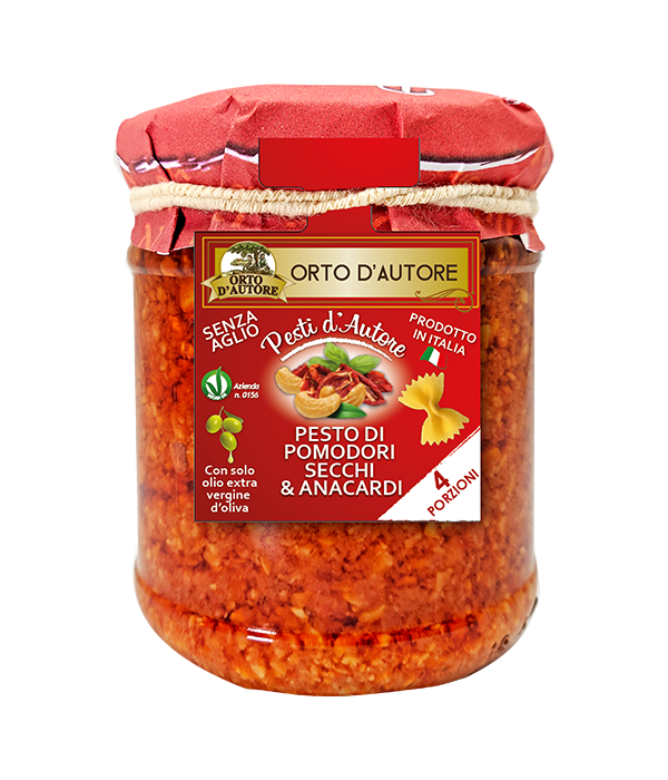 Pesto Di Pomodori Secchi E Anacardi - Orto d'Autore Pesto Di Pomodori Secchi E Anacardi - Orto d'Autore