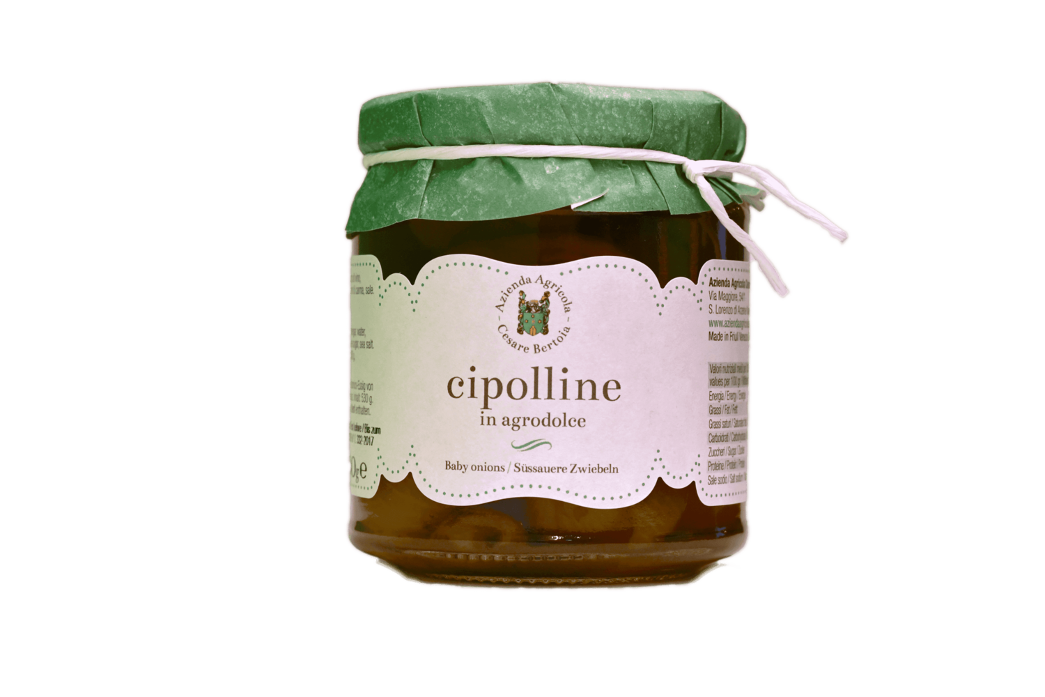 ​Cipolline in agrodolce  - Casato Bertoia