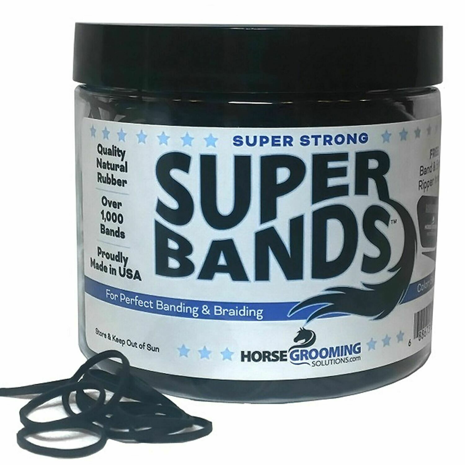Super Bands 1/4 lb Jar