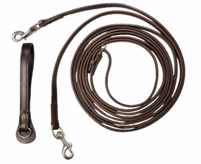 Walsh Leather English Style Draw Reins 3/4&quot; 8006L