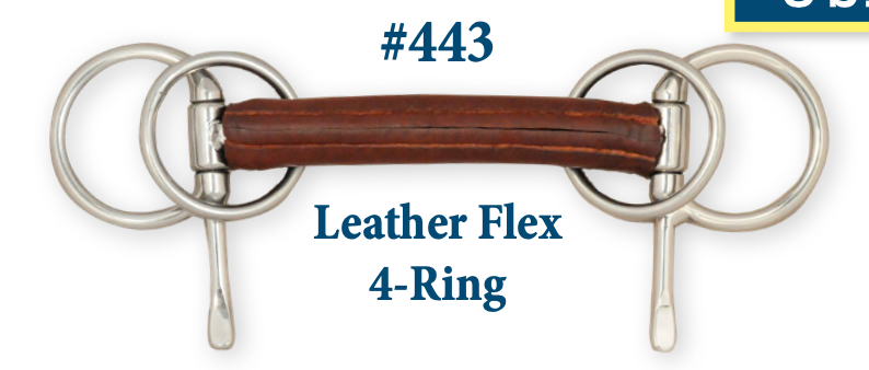 B443 Leather Flex 4-Ring